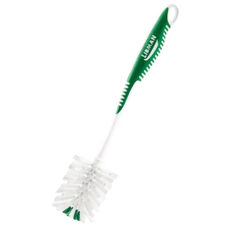 2.5 In. W Soft Bristle 12 In. Plastic/Rubber Handle Bottle Brush